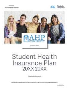 Student Health Insurance Brochure from Academic Health Plans